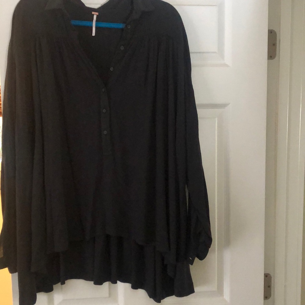 Free people black tunic top